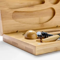 Name with Bow Border Bamboo Wine Gift Set .product-info-decoration { display: inline-flex; justify-content: space-between; align-items: center; border-radius: 0.4rem; background-color: #E8E8E8; padding: 0.2rem 0.4rem; font-size: 1.4rem; line-height: 1.6rem; font-weight: var(--font-weight-semibold); letter-spacing: 0.042rem; text-transform: uppercase; --decoration-icon-url: ''; /* will be dynamically set */}.product-info-decoration.badge-icon::before { content: ''; width: 2rem; height: 2rem; background: var(--decoration-icon-url) no-repeat; background-size: 100% 100%; display: block; margin-right: 0.4rem;} Laser Engraved