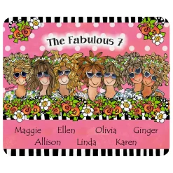 Name Your Own Sisterhood Mouse Pad by Suzy Toronto