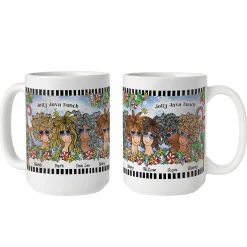 Name Your Sisterhood Christmas Greeting Mug by Suzy Toronto