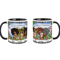 Name Your Sisterhood Christmas Greeting Mug by Suzy Toronto