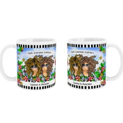 Name Your Sisterhood Christmas Greeting Mug by Suzy Toronto