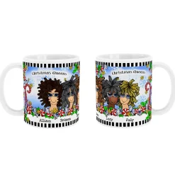 Name Your Sisterhood Christmas Greeting Mug by Suzy Toronto