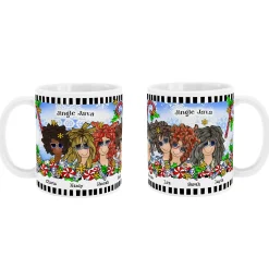 Name Your Sisterhood Christmas Greeting Mug by Suzy Toronto