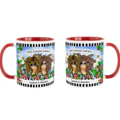 Name Your Sisterhood Christmas Greeting Mug by Suzy Toronto
