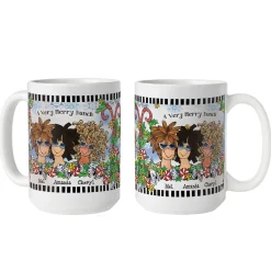 Name Your Sisterhood Christmas Greeting Mug by Suzy Toronto