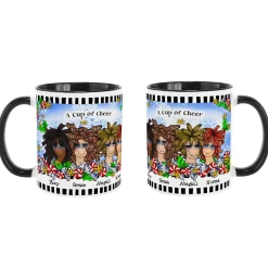 Name Your Sisterhood Christmas Greeting Mug by Suzy Toronto