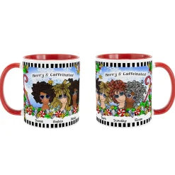 Name Your Sisterhood Christmas Greeting Mug by Suzy Toronto