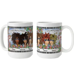 Name Your Sisterhood Christmas Greeting Mug by Suzy Toronto
