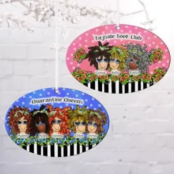 Name Your Sisterhood Oval Ornament by Suzy Toronto