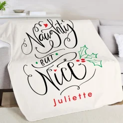 Naughty But Nice Plush Blanket