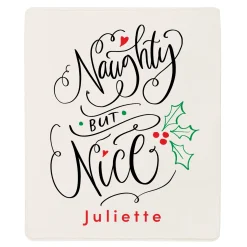 Naughty But Nice Plush Blanket