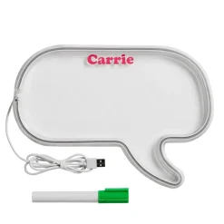 Neon Light-Up Speech Bubble