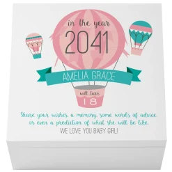 New Baby Time Capsule Keepsake Box