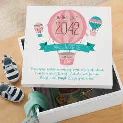 New Baby Time Capsule Keepsake Box