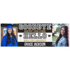 New Beginnings Graduation Photo Banner