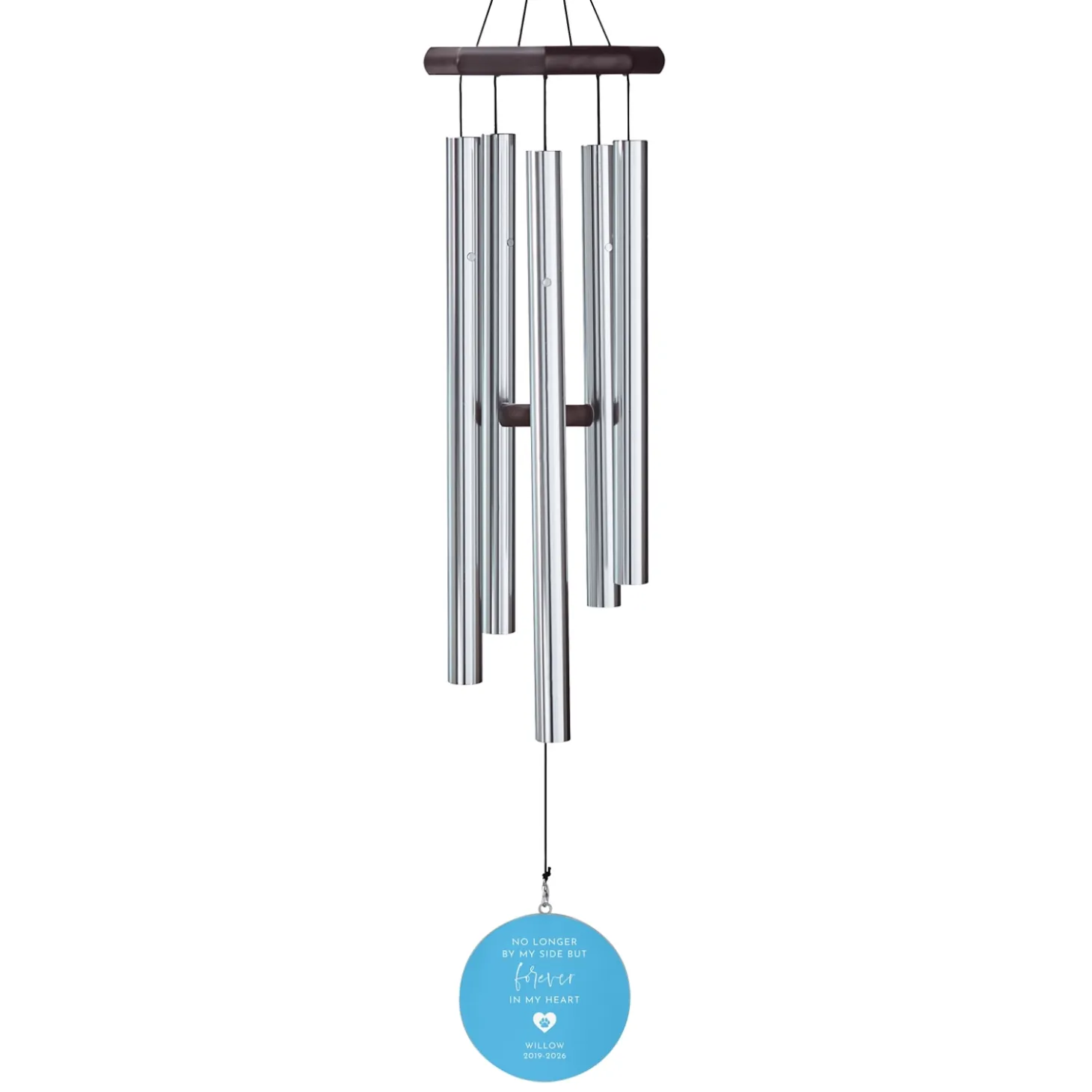 No Longer By My Side Pet Memorial Wind Chime
