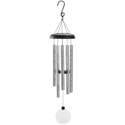 No Longer By My Side Pet Memorial Solar Wind Chime