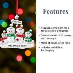 North Pole Family Ornament