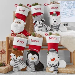 North Pole Pals Plush Stocking