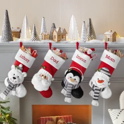 North Pole Pals Plush Stocking