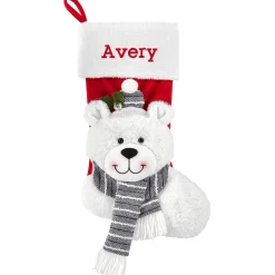 North Pole Pals Plush Stocking