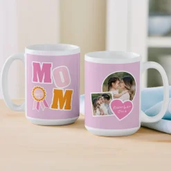 Number One Mom Photo Mug
