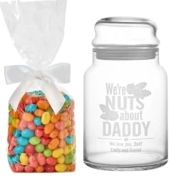 Nuts About You Glass Treat Jar