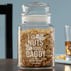 Nuts About You Glass Treat Jar