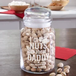 Nuts About You Glass Treat Jar