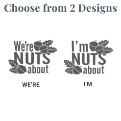 Nuts About You Glass Treat Jar