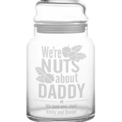 Nuts About You Glass Treat Jar