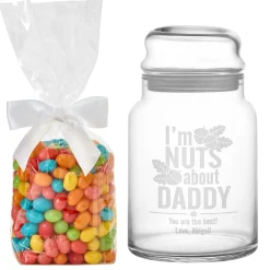Nuts About You Glass Treat Jar