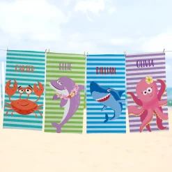 Ocean Stripes Beach Towel