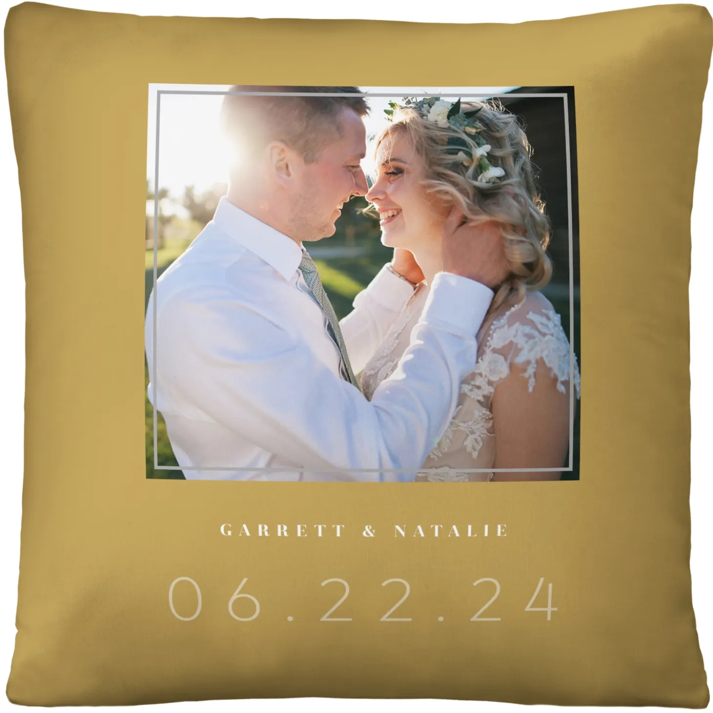 Our Day Photo Throw Pillow