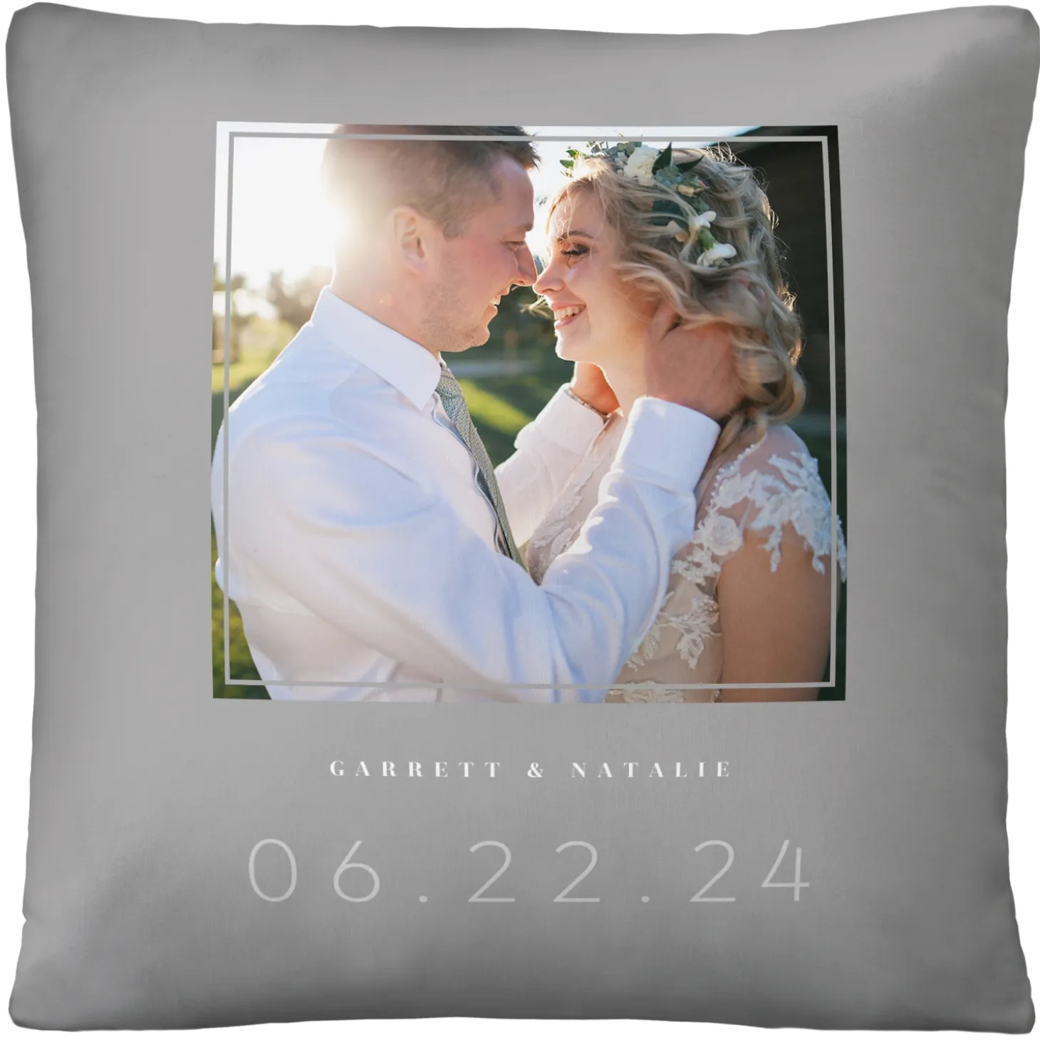 Our Day Photo Throw Pillow