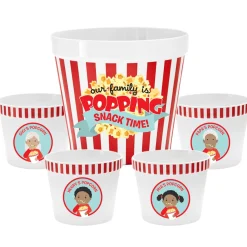 Our Family is Popping Popcorn Bucket