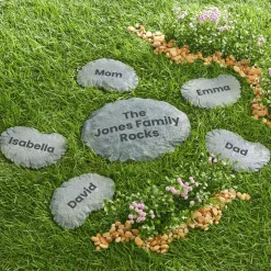Our Family Rocks! Garden Stone
