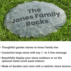 Our Family Rocks! Garden Stone