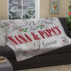 Our Favorite Place Holiday Plush Blanket