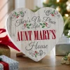Our Favorite Place Holiday Wood Heart