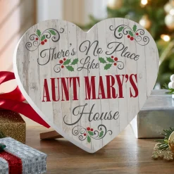 Our Favorite Place Holiday Wood Heart