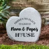 Our Favorite Place Standing Heart Garden Stone