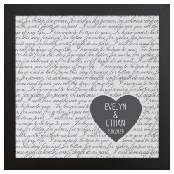 Our Forever Vows Canvas