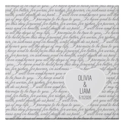 Our Forever Vows Canvas