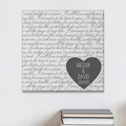 Our Forever Vows Canvas