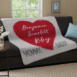 Our Hearts Are Full Plush Blanket