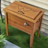 Our Hearts Wooden Beverage Cooler