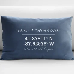 Our Home Coordinates Throw Pillow