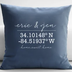 Our Home Coordinates Throw Pillow