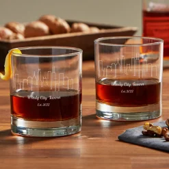 Our Home Skyline Whiskey Glasses
